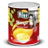 A can of mango puree with a picture of a man and a child walking. Produktbild-Vorschau