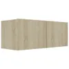 vidaXL 6-tlg. TV-Schrank-Set Sonoma-Eiche Holzwerkstoff -  Produktbild-Vorschau 4