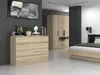 Komoda Malwa M8 140 cm z 8 szufladami w kolorze sonoma Produktbild-Vorschau 7