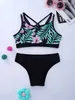 Kinder Mädchen Tankini Set Gr. 158-164 Cm Badeanzug + Produktbild-Vorschau 3
