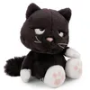 Nici - 63264 - Katze, schlenker, Plüsch, 16cm, schwarz Produktbild-Vorschau 3