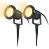 UISEBRT 2 pièces 4W Lampe de jardin Projecteur de jardin Voir les images du produit 1