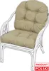 AMPO Cuscino imbottito per sedia in rattan, sedia Bahamas, Anteprima dell’immagine prodotto 3