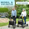 KESSER® Rollator Aluminium faltbar, höhenverstellbar & bis Produktbild-Vorschau 8
