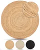 Juteteppich Nele Beige handgewebt aus Jute Ø 200 cm | Produktbild-Vorschau 2