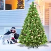Sapin de Noël artificiel Jayseuw 210cm avec 1200 pointes Voir les images du produit 7