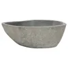 vidaXL Umywalka z kamienia rzecznego owalna 37-46 cm - Podgląd zdjęcia produktu 4