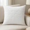 Kissen - gesteppt - mit Reißverschluss - 50x50 cm - Weiß - Produktbild-Vorschau 11