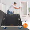 ECD Germany 2x Transportroller PP-Räder Rollbrett mit 2x Produktbild-Vorschau 1