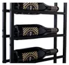 Lendo Online Wine Rack Wall Vertical 12 bouteilles en acier Voir les images du produit 8
