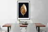 MuchoWow® MuchoWow® Gerahmtes Poster Gold - Blatt - Luxus Produktbild-Vorschau 3