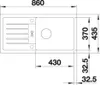 Spüle Blanco FAVUM XL 6 S 860 x 435 mm schwarz 526082 Produktbild-Vorschau 8