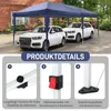 Gazebo pieghevole FCH 3x6 m, con 6 pareti laterali, tenda Anteprima dell’immagine prodotto 5