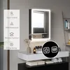 Szafka łazienkowa HOMCOM z lustrem i oświetleniem LED, Podgląd zdjęcia produktu 4