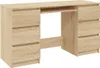 vidaXL Stôl Sonoma Dub 140x50x77 cm odvodený výrobok z Náhľad obrázku produktu 1