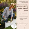 Floranica Zahradní plot vlnitý dřevěný 200 x 40 cm, Bílá – Náhled obrázku produktu 5