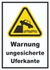 Schild Warnung ungesicherte Uferkante A1 (594x841mm) Produktbild-Vorschau 1