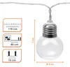 Guirlande lumineuse avec 8 ampoules LED pour l'extérieur et Voir les images du produit 2