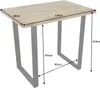 Stehtisch IRON CRAFT 120cm Mango Natur Industriestil Produktbild-Vorschau 7