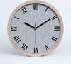 Holzuhr 25fi cm wanduhr - schwarze Spitzen - geometrischer Produktbild-Vorschau 1