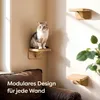 Knupis Kletterwand Katzen Set in Beige- 3er Katzentreppe Produktbild-Vorschau 7