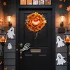 Outsunny Halloween-decoratie: Hangende pompoenkrans met Productafbeelding-voorbeeld 8