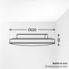 Briloner LED Deckenlampe Ø22cm Rund 12W 1300lm 3000K Produktbild-Vorschau 8
