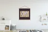 MuchoWow® Textilposter Weltkarte Kinder - Weiß - Braun Produktbild-Vorschau 2