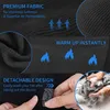 Close-up marketing image showing features of a hat with integrated headphones. Anteprima dell’immagine prodotto