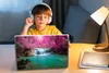 MuchoWow® Laptop Aufkleber Sticker Cover Wasserfall - Baum Produktbild-Vorschau 3