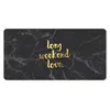 MuchoWow® Mauspad Mousepad Zitate - Liebe - Gold - Marmor Produktbild-Vorschau 1