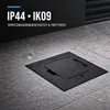 Inbouwstopcontact, IP44, met klapdeksel, serie AP-1, zwart Productafbeelding-voorbeeld 9