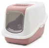 Nestor - Katzentoilette - rosa/weiß - 56x39x39 cm Produktbild-Vorschau 2