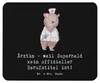 Mr. & Mrs. Panda Mousepad Ärztin Superheld - Schwarz - Produktbild-Vorschau 1