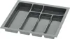 Sossai Besteckeinsatz Divio für Schubladen 50cm | 43 x 43 Produktbild-Vorschau 1