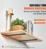 Držák police 210 x 100 x 45 mm - 6 kusů - Robustní plovoucí Náhled obrázku produktu 3