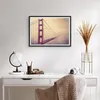Gerahmtes Poster - Schwarzer Rahmen - Brücke Autobahn Produktbild-Vorschau 6