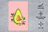 MuchoWow® Mauspad Mousepad Blumen - Avocado - Stilleben Produktbild-Vorschau 2