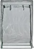 Mini skleník 100x50x150 cm, PVC/ocel Náhled obrázku produktu 4