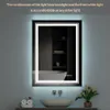 WISFOR LED koupelnové zrcadlo 60 × 80 cm nástěnné zrcadlo Náhled obrázku produktu 8