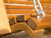ALEOS. Hollywoodschaukel RIO GRÜN aus Holz Lärche mit Dach Produktbild-Vorschau 4