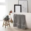 Home Deluxe - Handtuch Set - 4 tlg. SOFT - Hellgrau - Produktbild-Vorschau 3