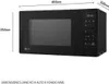 Mikrowelle LG MH6042D 700 W 600 W (20 L) Produktbild-Vorschau 11