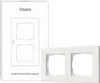 Cornice per interruttore Aqara H2 (2 moduli), bianca Anteprima dell’immagine prodotto 1