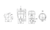 Wasserdichte Kfz-Druckschalter 12V 20A, mit roter LED, Produktbild-Vorschau 3