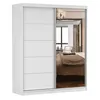 Schwebetürenschrank Kleiderschrank Bella 03, 183 cm, Produktbild-Vorschau 4