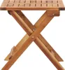 A side view of a wooden folding table. Anteprima dell’immagine prodotto