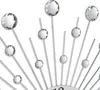 Relaxdays Wanduhr, glitzerndes Diamanten-Design, Produktbild-Vorschau 8