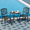 Avestar 3-teiliges Bistro Set aus Aluminiumguss, Produktbild-Vorschau 2