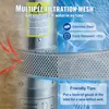 A close-up of a submersible pump with text overlays highlighting its features and providing tips. Voir les images du produit